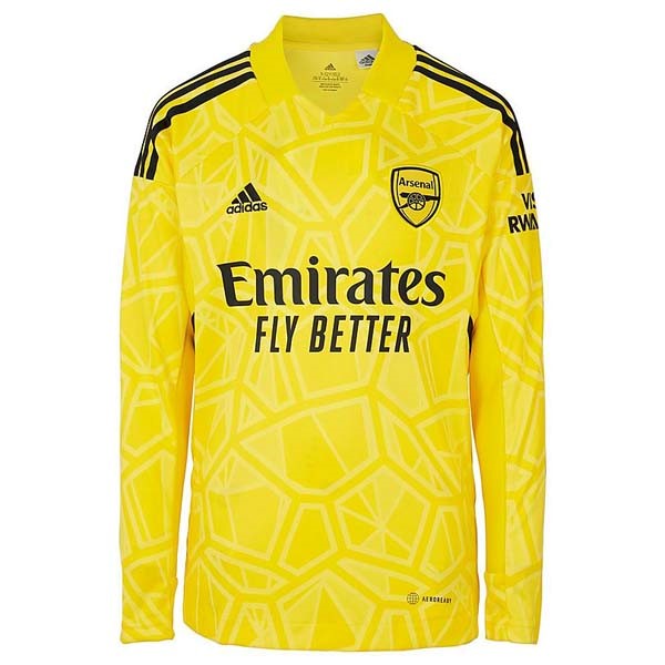 Tailandia Camiseta Arsenal Portero ML 2022/23 Amarillo